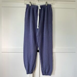 Katie J NYC Blue Dylan Sweat Jogger Pants with White Drawstring (Teen)